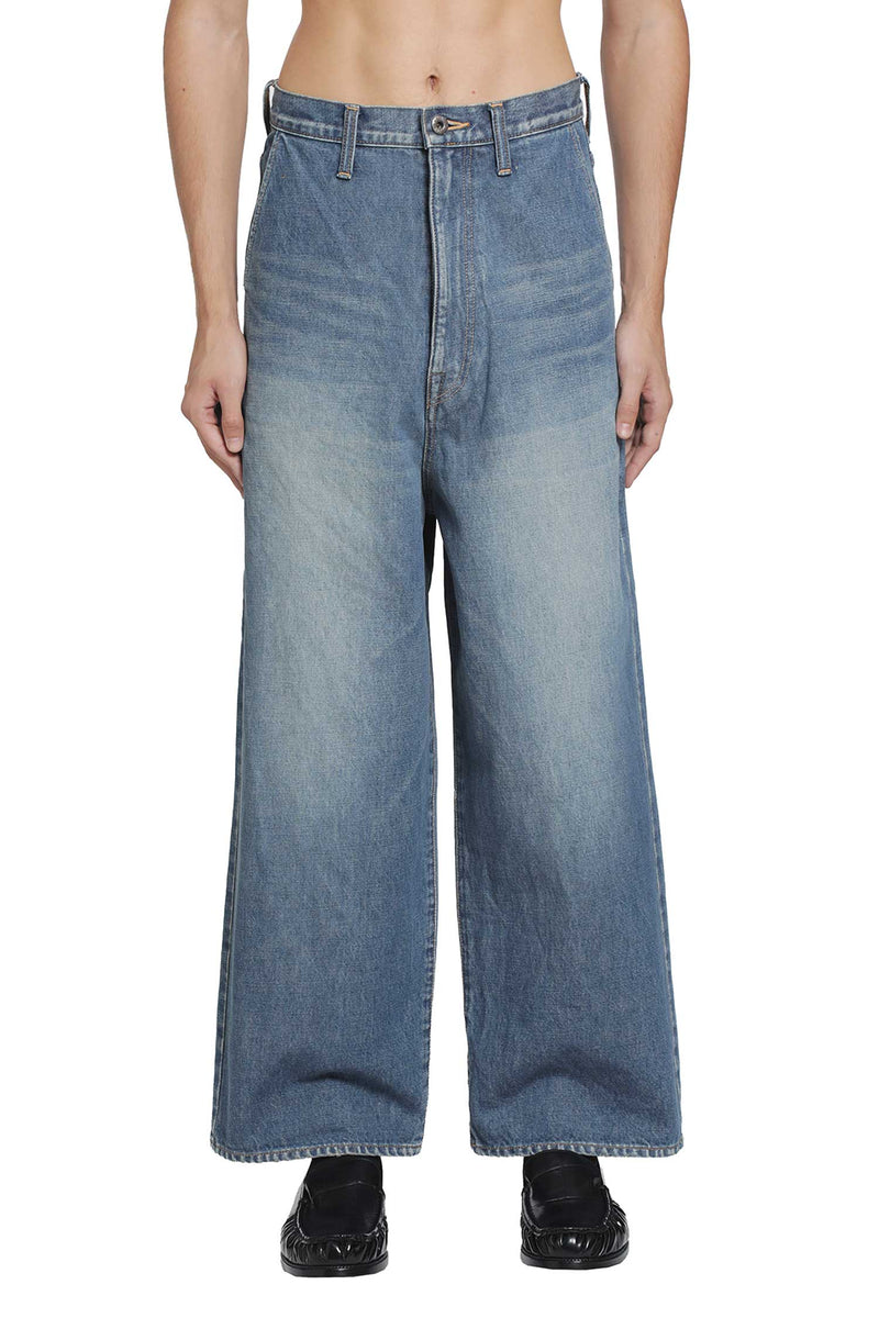 KAPITAL 14oz Denim PORT Baggy Pants man