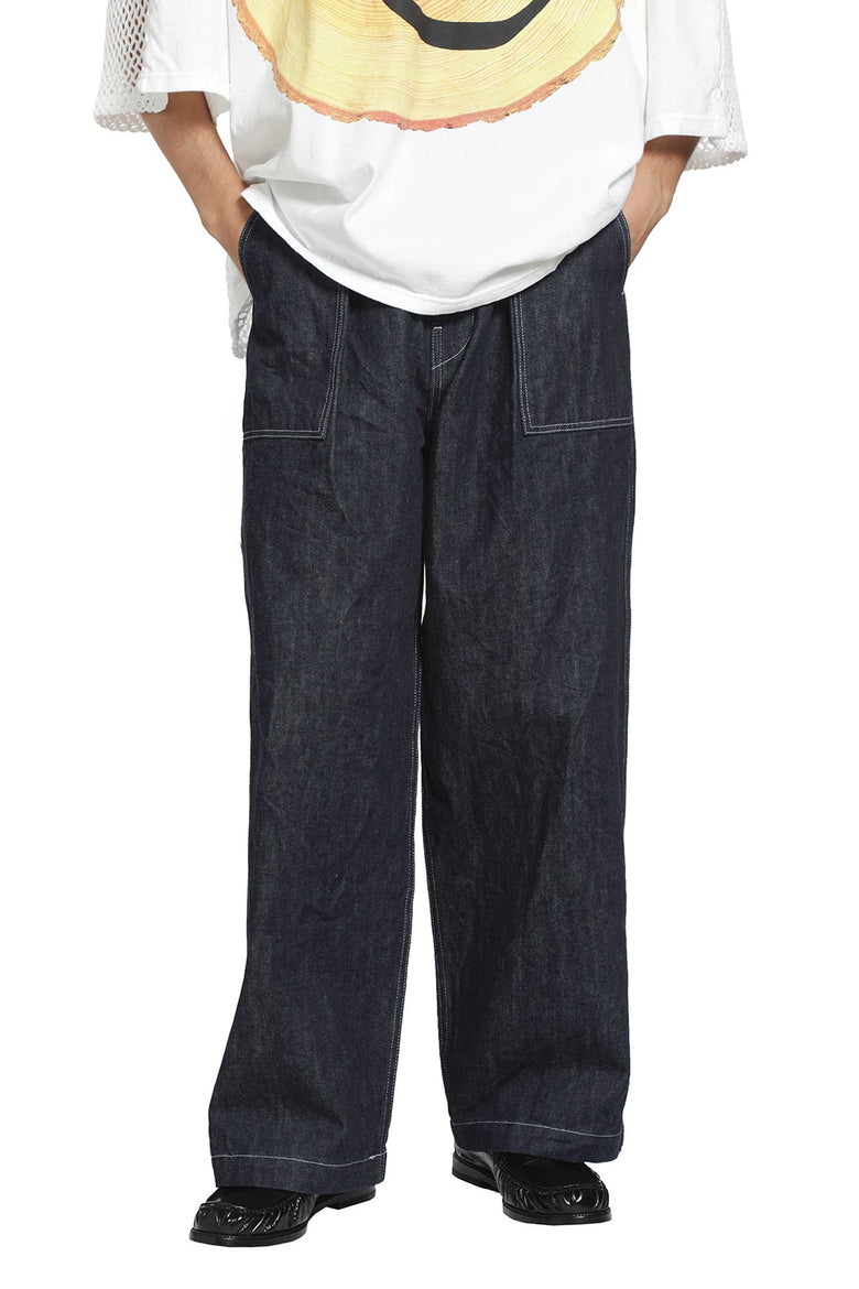 KAPITAL 14oz Denim FATIGUE Baggy Pants man