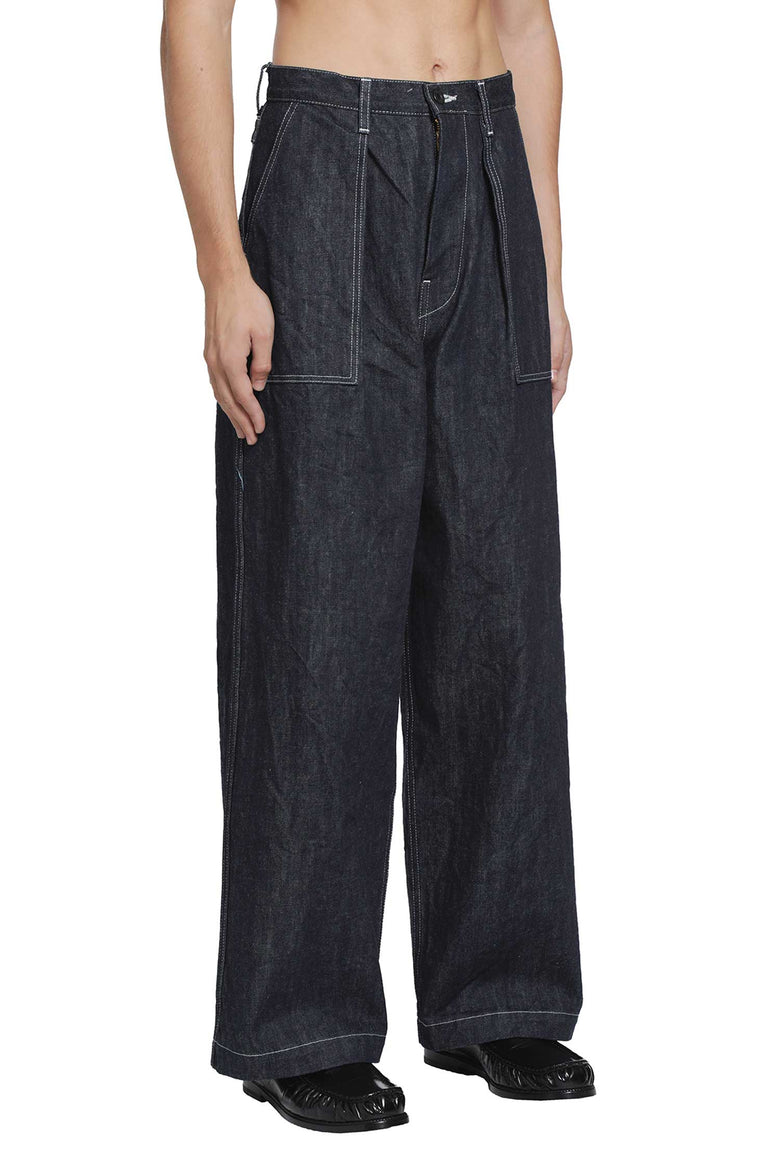 KAPITAL 14oz Denim FATIGUE Baggy Pants man