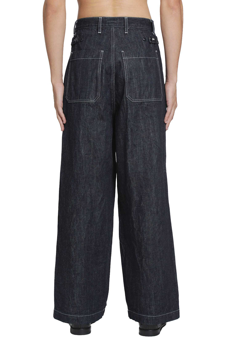 KAPITAL 14oz Denim FATIGUE Baggy Pants man