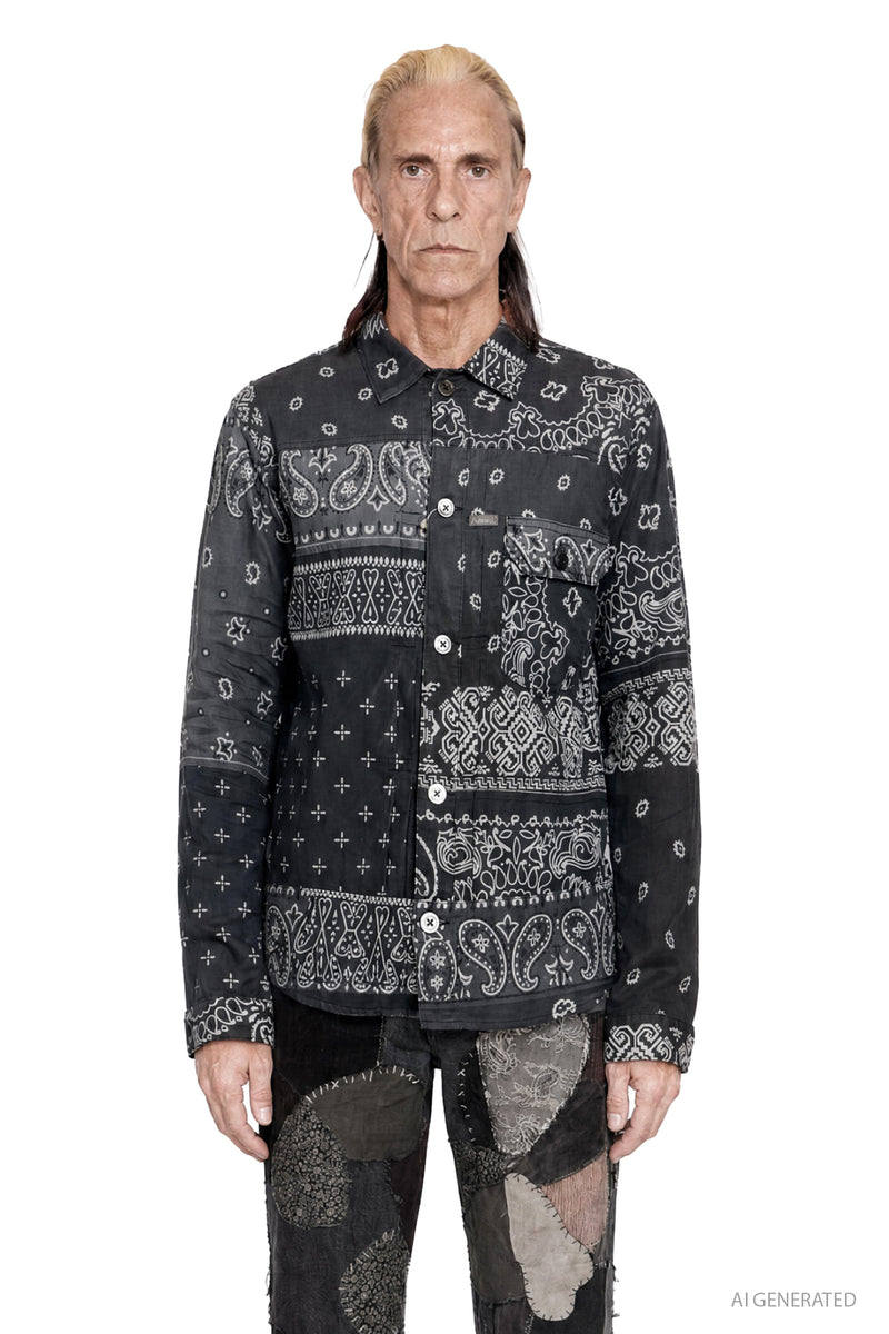 KAPITAL Bandana Patchwork 1st Jacket man