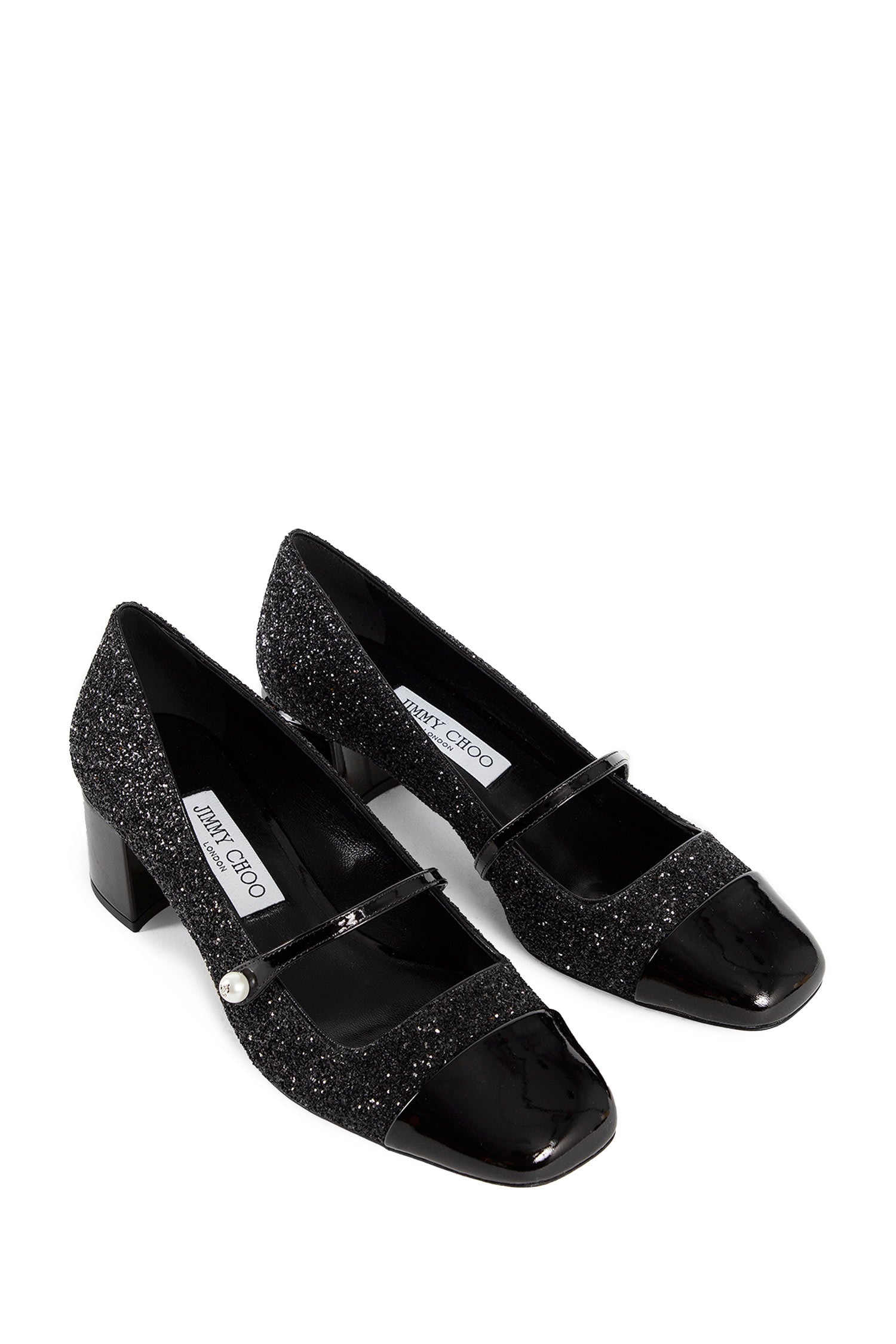 JIMMY CHOO WOMAN BLACK FLATS