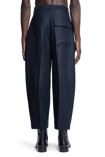 STUDIO NICHOLSON MAN BLUE TROUSERS