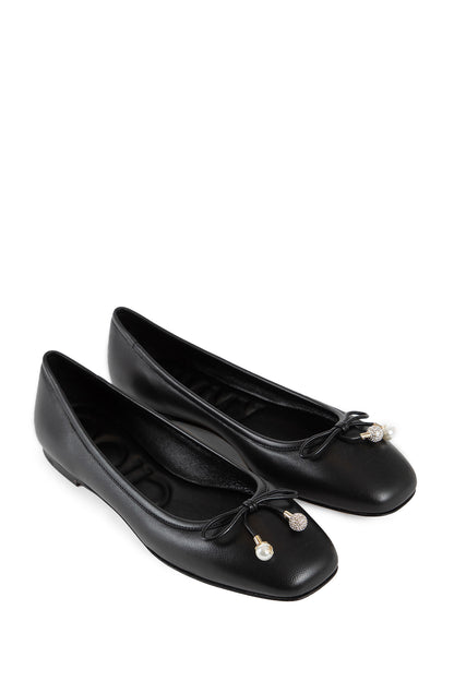 JIMMY CHOO WOMAN BLACK FLATS