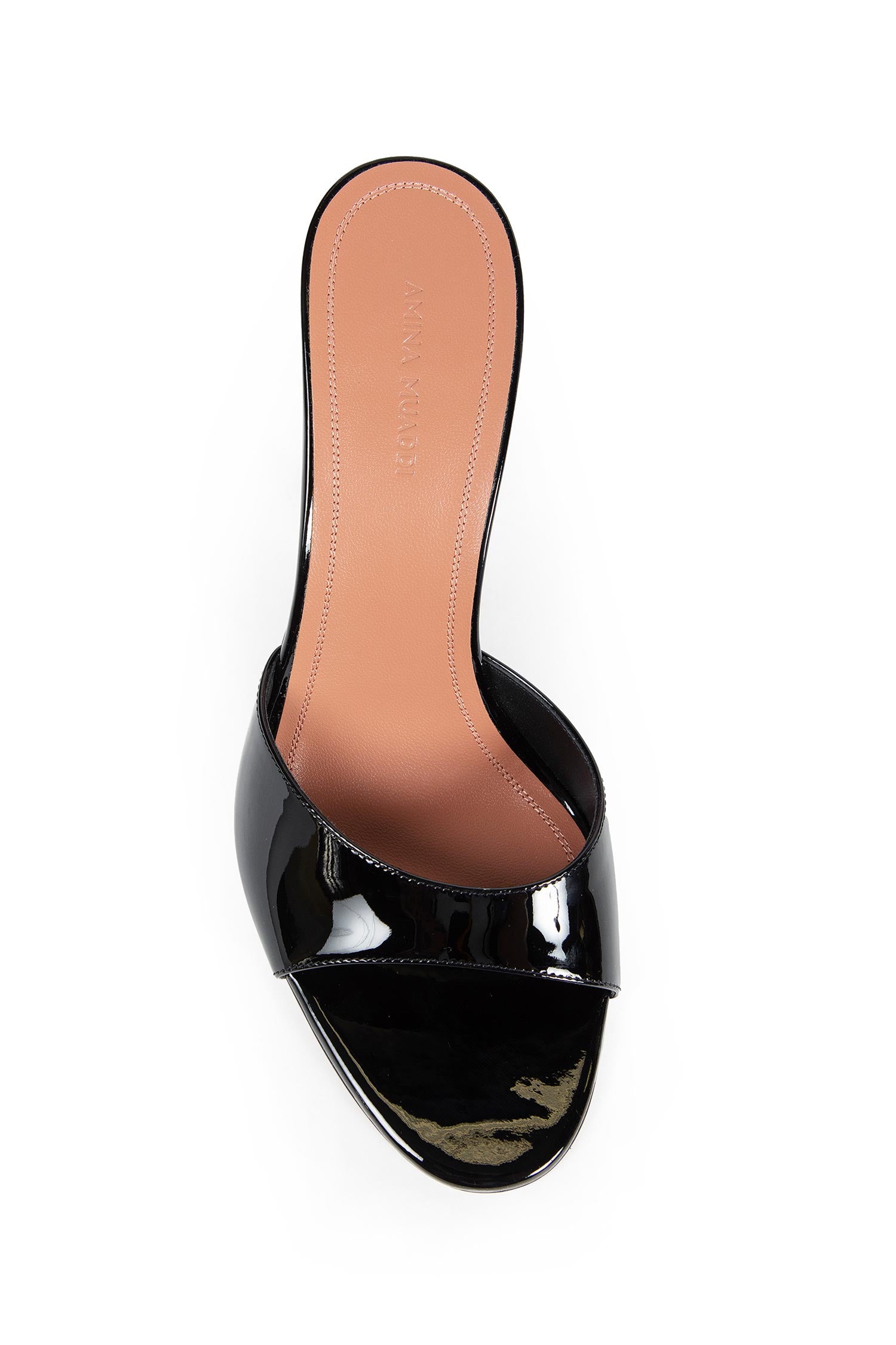 Elodie Patent Leather Slippers 105 MM
