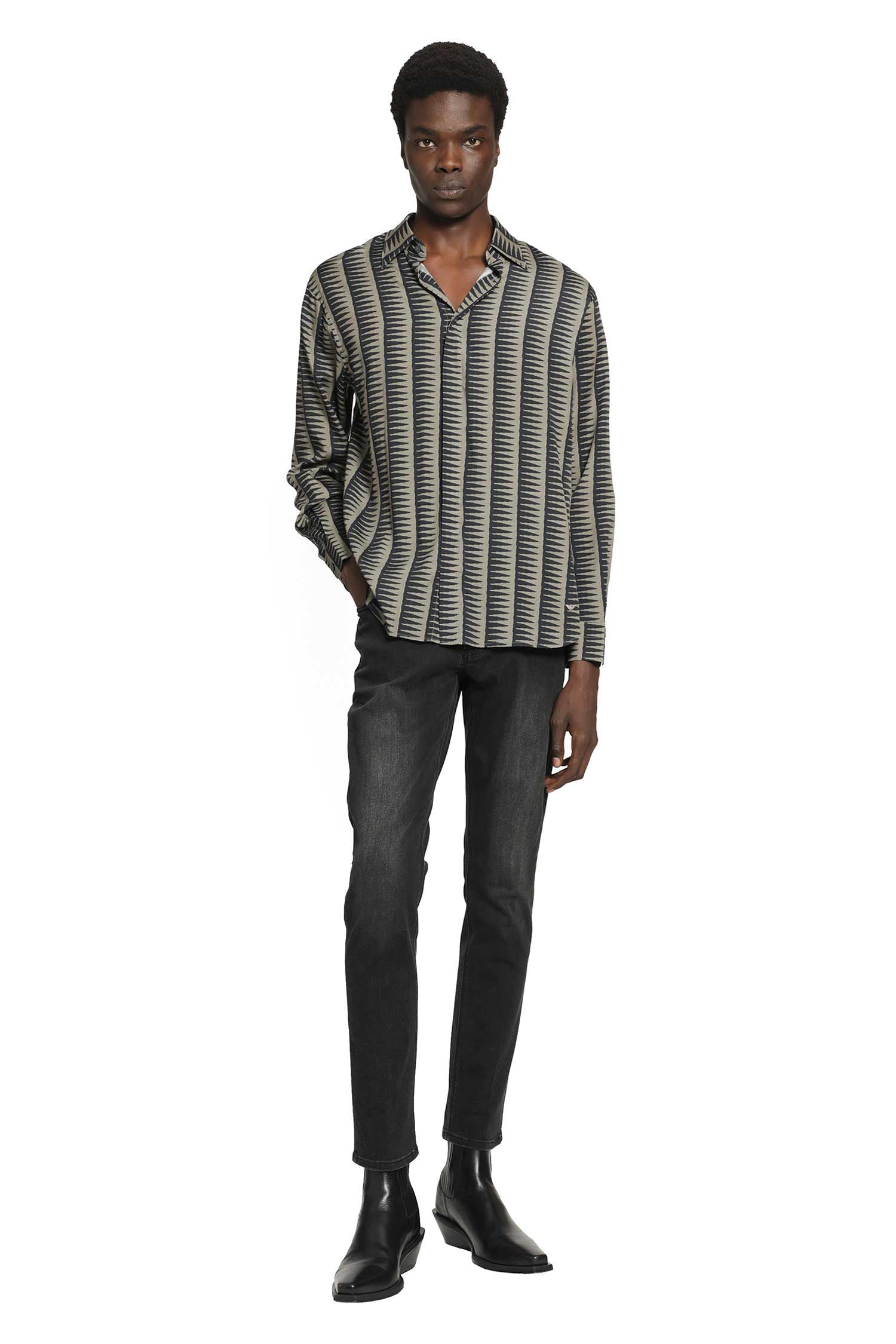 EMPORIO ARMANI 5 Pocket Straight-Leg Jeans man