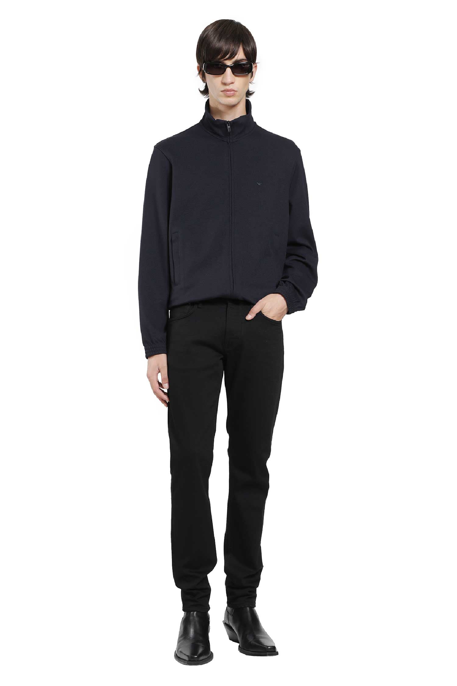 EMPORIO ARMANI Stretch Cotton Denim Slim Fit Jeans man