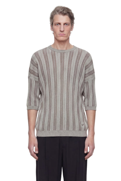 Ribbed Lyocell-blend Sweater