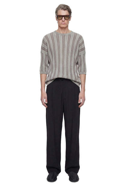 Ribbed Lyocell-blend Sweater