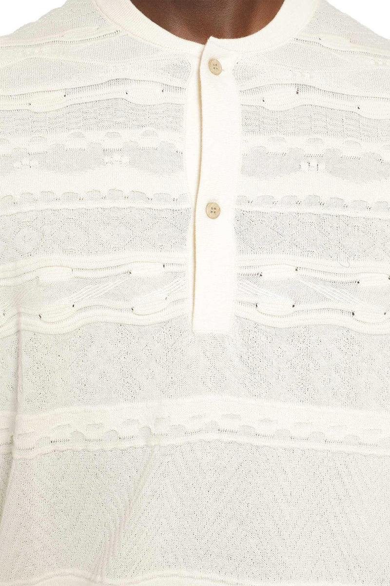 EMPORIO ARMANI Textured Knitted Sweater man