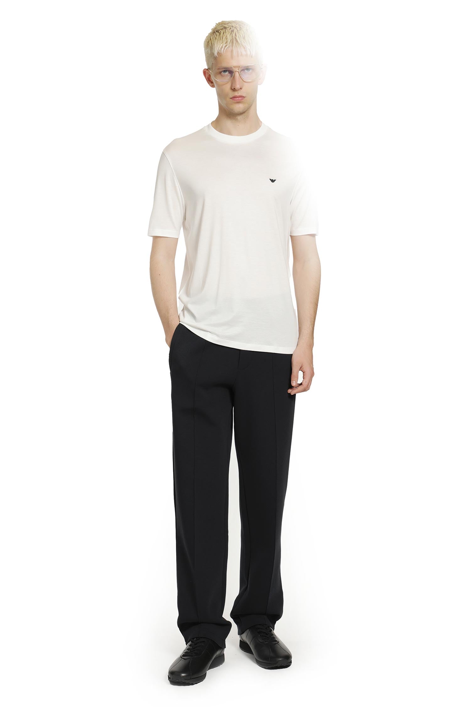 EMPORIO ARMANI Double Jersey Trousers man