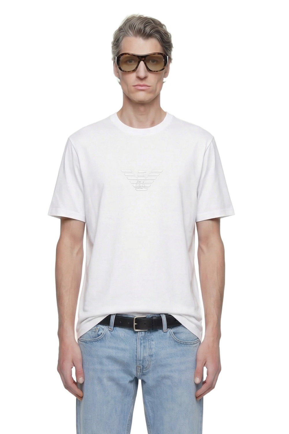 EMPORIO ARMANI Pima-Jersey Logo T-Shirt man