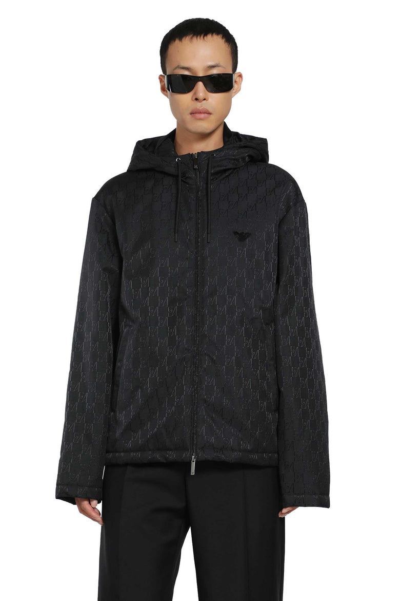 EMPORIO ARMANI Hooded Blouson Jacket man