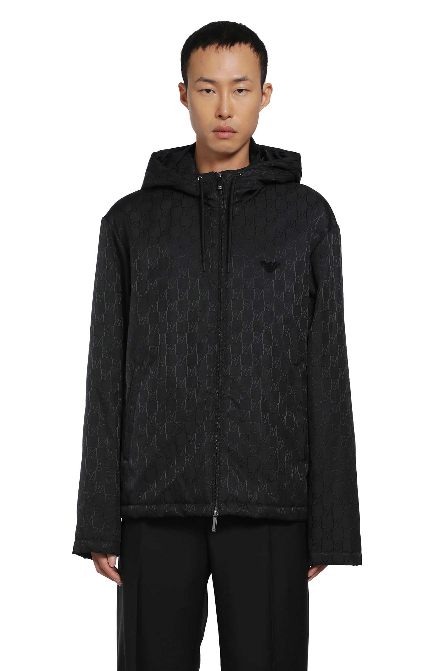 Hooded Blouson Jacket