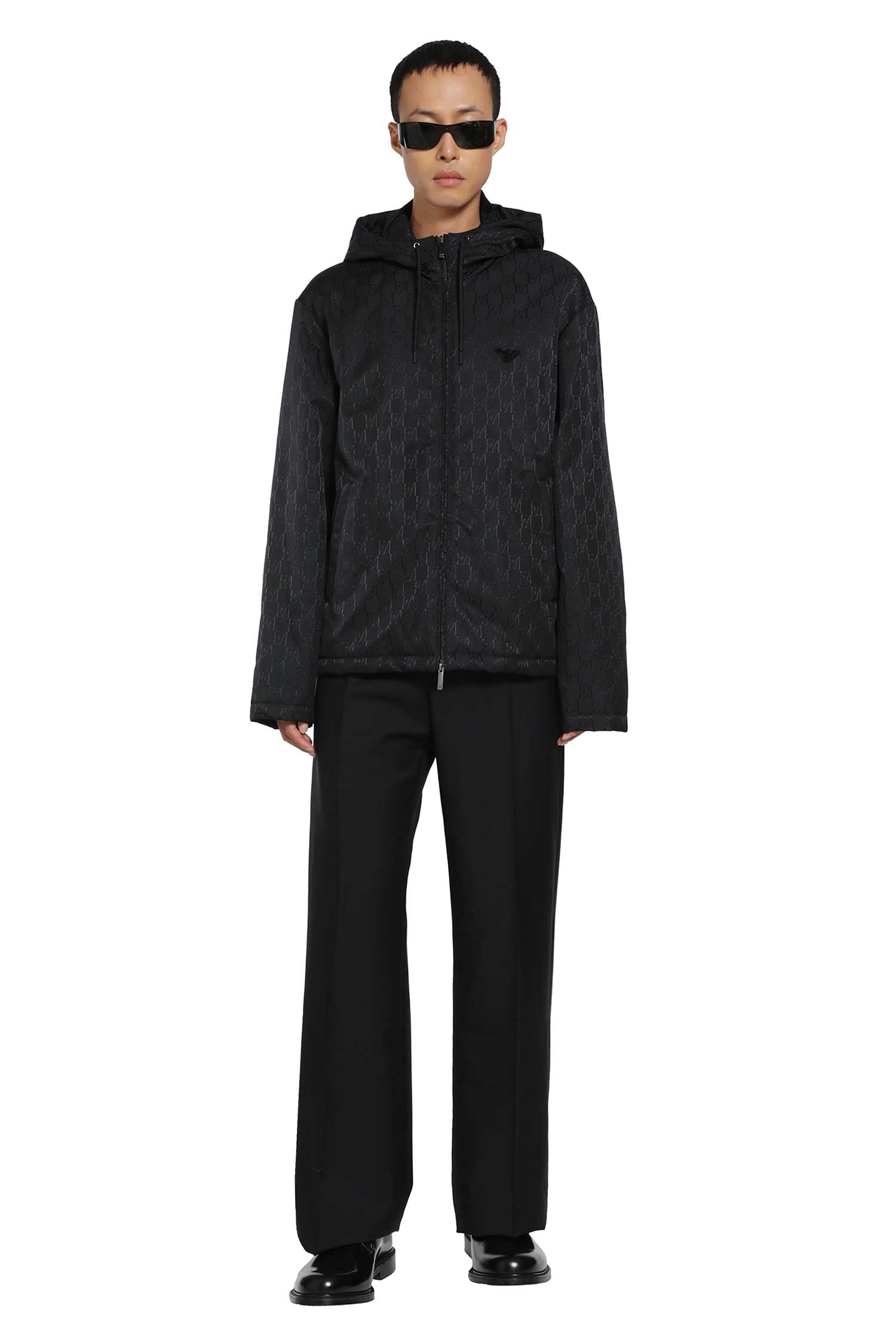 Hooded Blouson Jacket