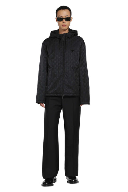 Hooded Blouson Jacket