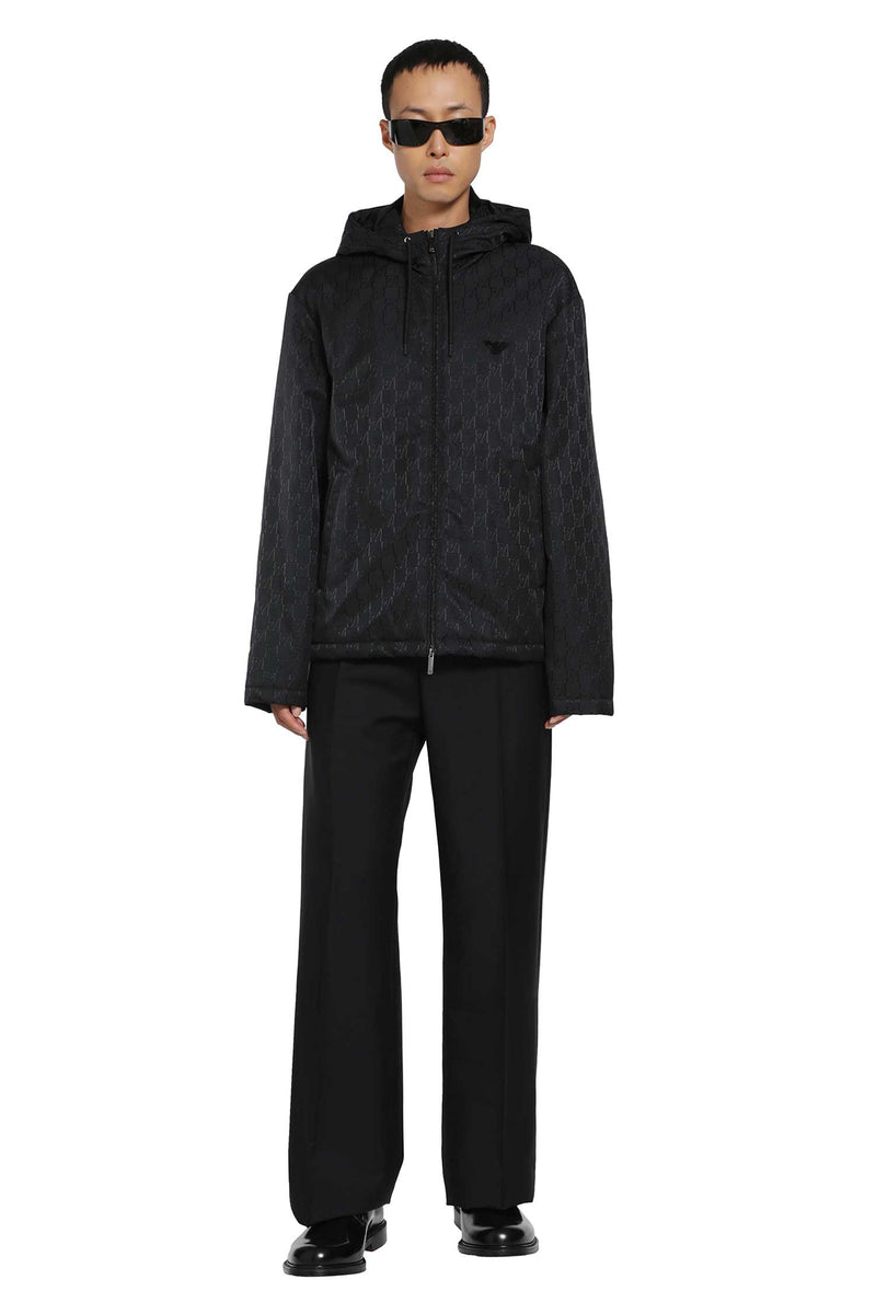 EMPORIO ARMANI Hooded Blouson Jacket man
