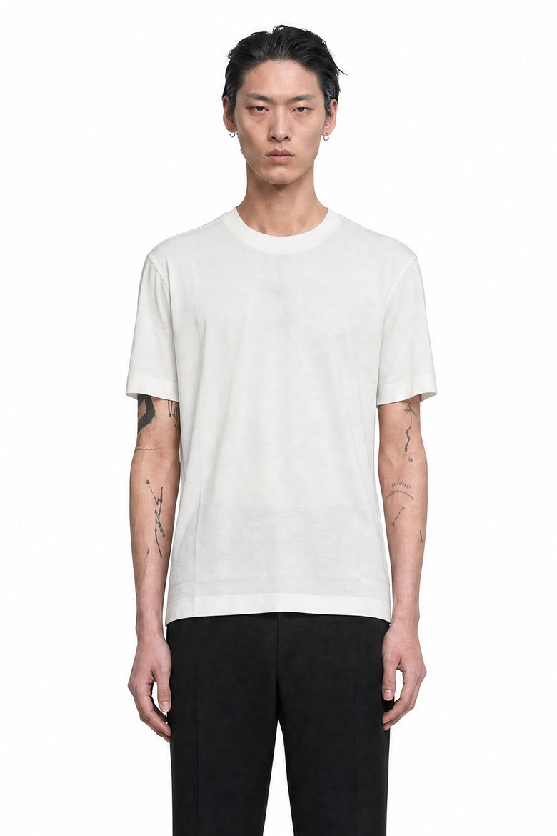 
              EMPORIO ARMANI Micro Eagle Embroidery Jersey T-Shirt man
            