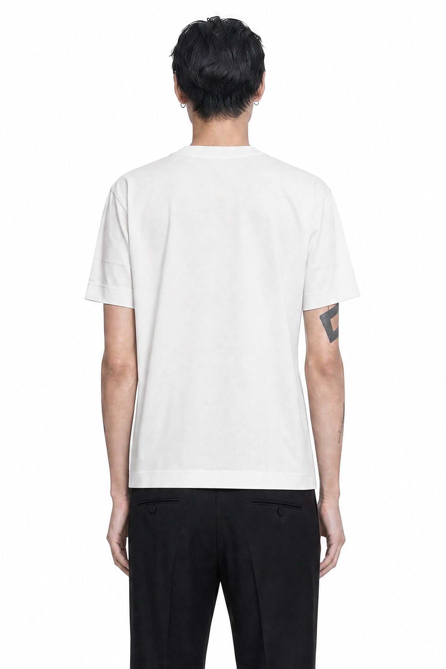 EMPORIO ARMANI Micro Eagle Embroidery Jersey T-Shirt man