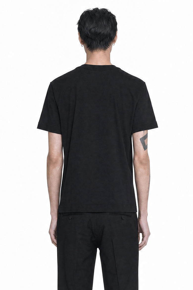 EMPORIO ARMANI Micro Eagle Embroidery Jersey T-Shirt man