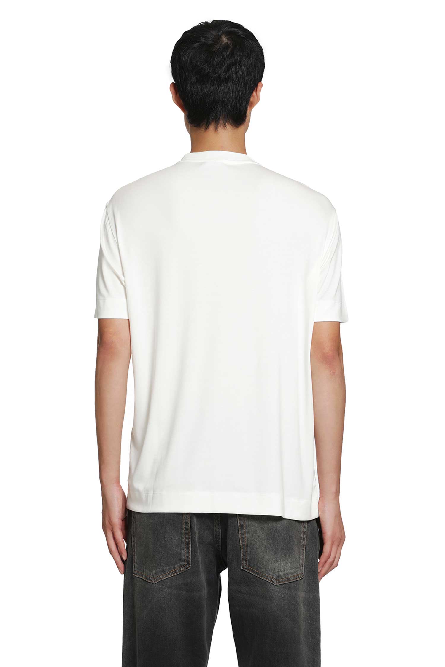 EMPORIO ARMANI Stretch Silk Modal T-Shirt man