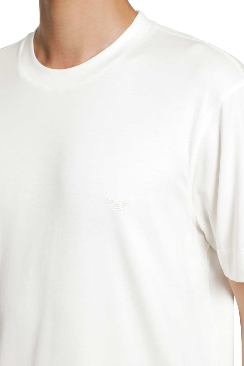 EMPORIO ARMANI Stretch Silk Modal T-Shirt man
