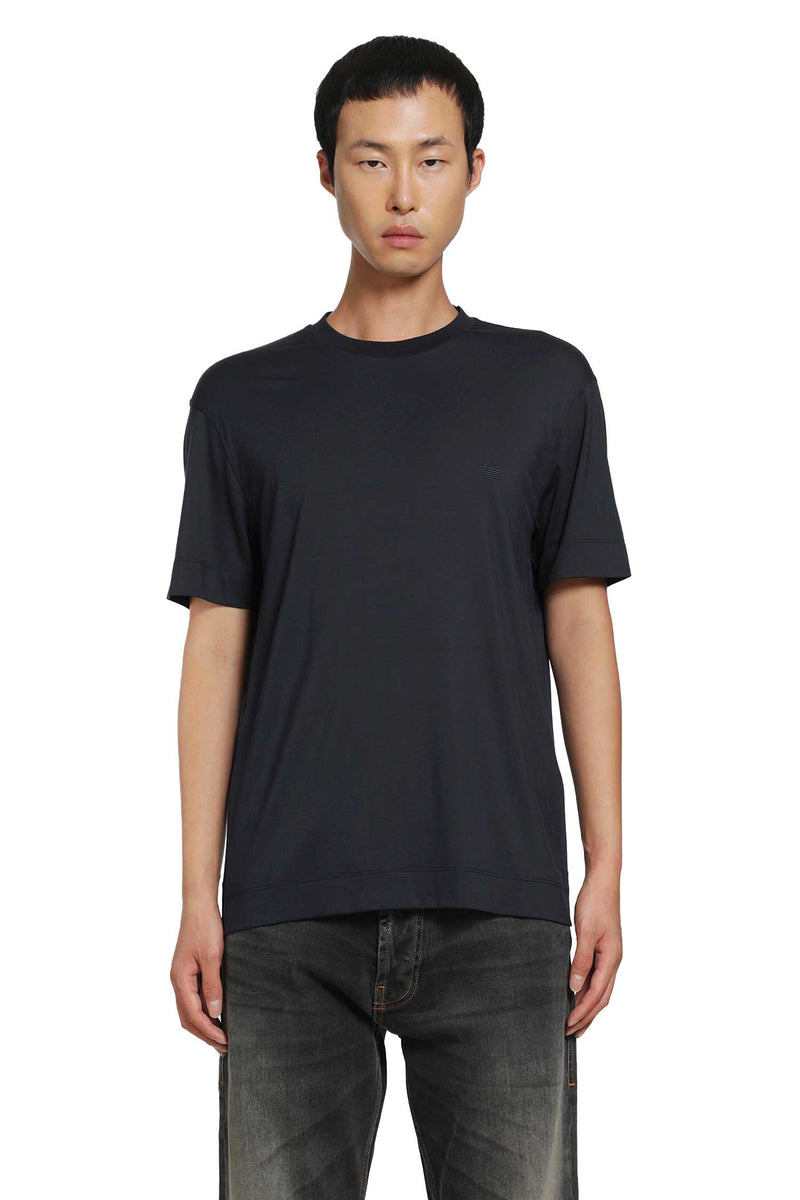 EMPORIO ARMANI Stretch Silk Modal T-Shirt man