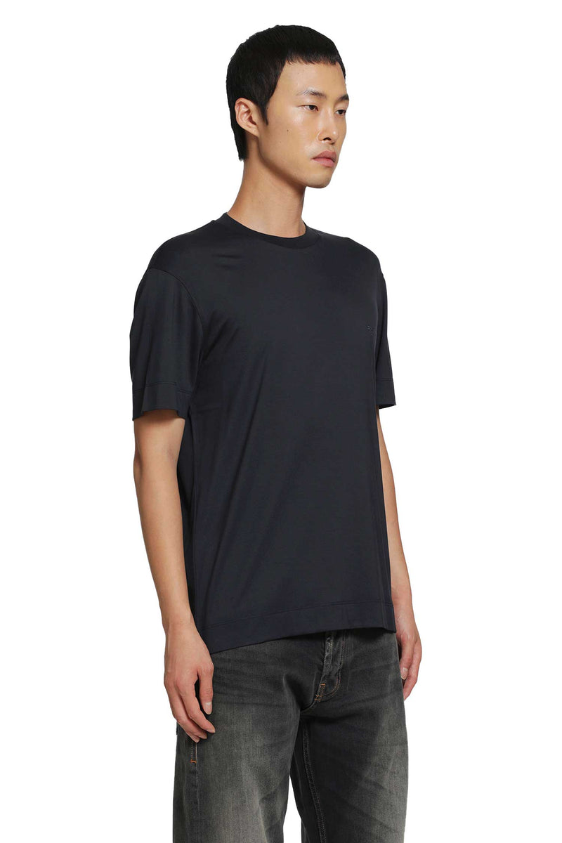 EMPORIO ARMANI Stretch Silk Modal T-Shirt man