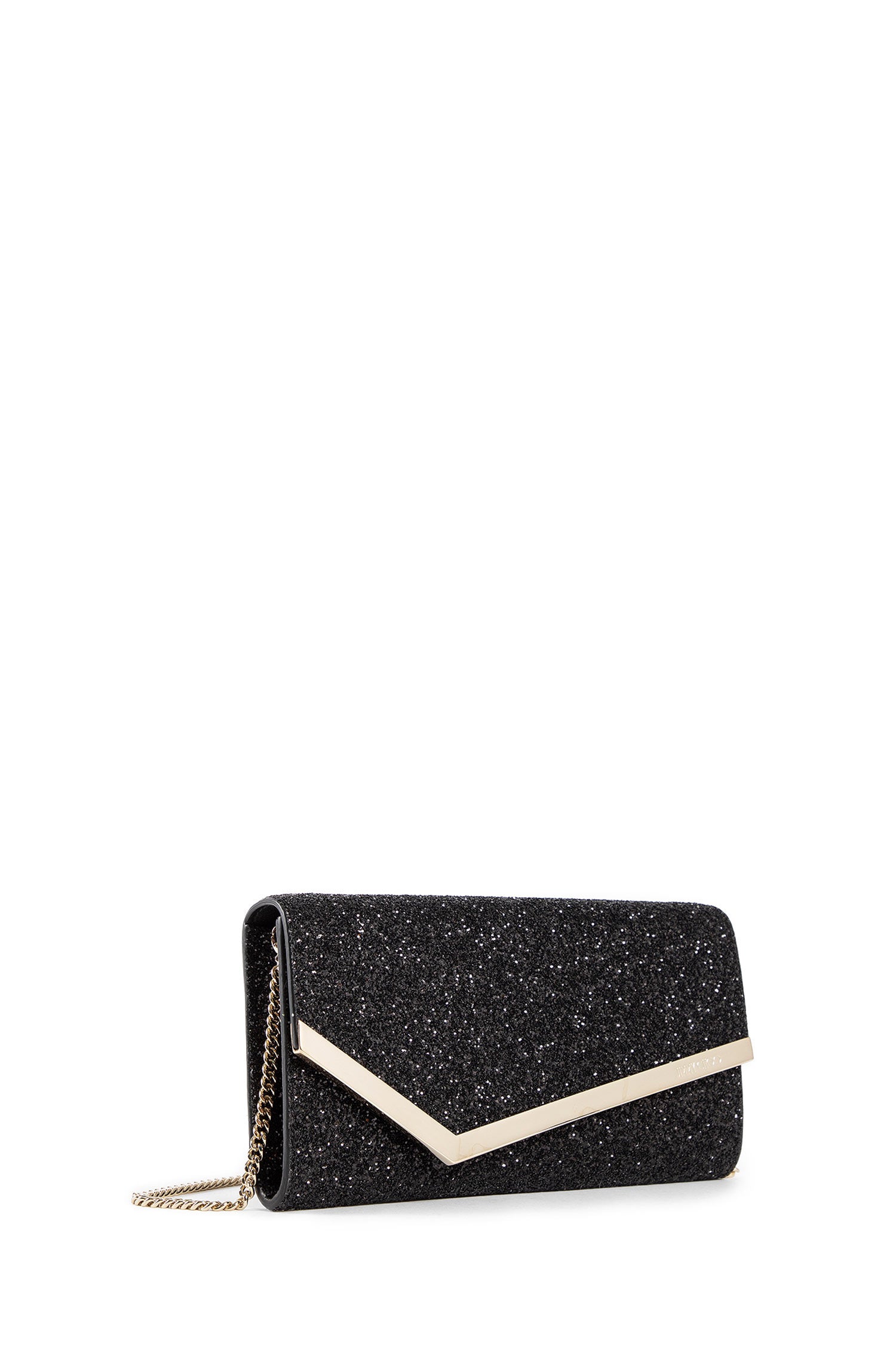 JIMMY CHOO WOMAN BLACK CLUTCHES & POUCHES