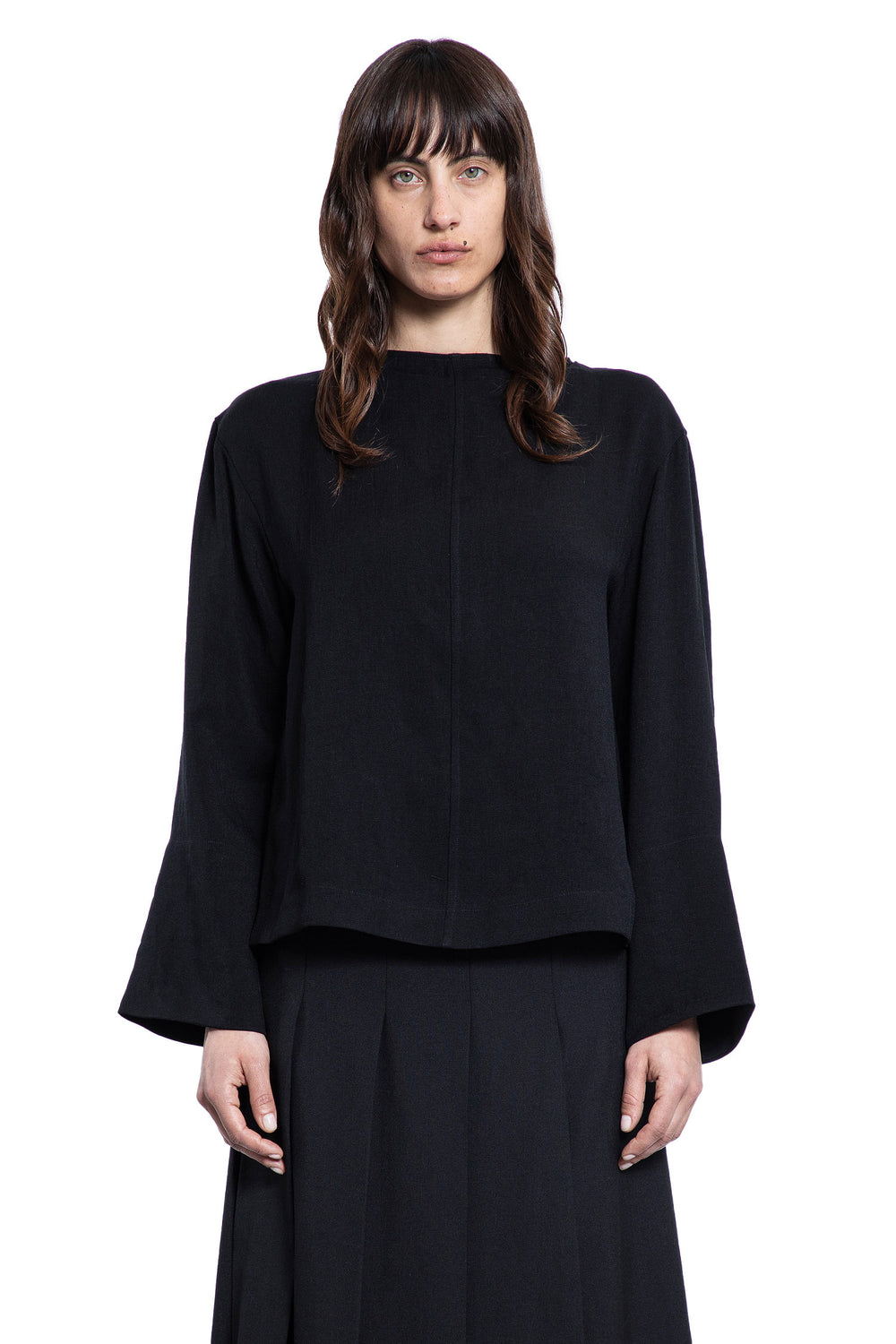 STUDIO NICHOLSON WOMAN BLACK TOPS