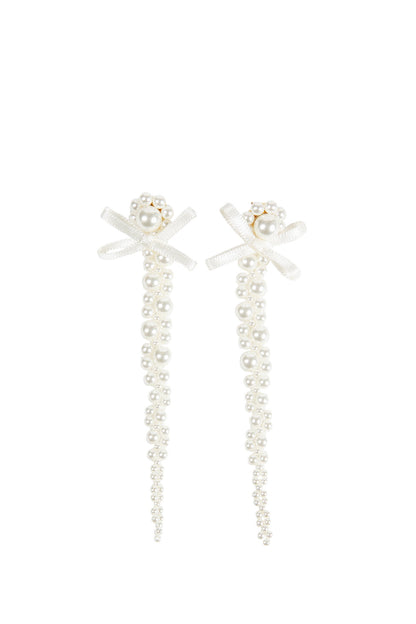 Petite Bow Detail Drip Earrings