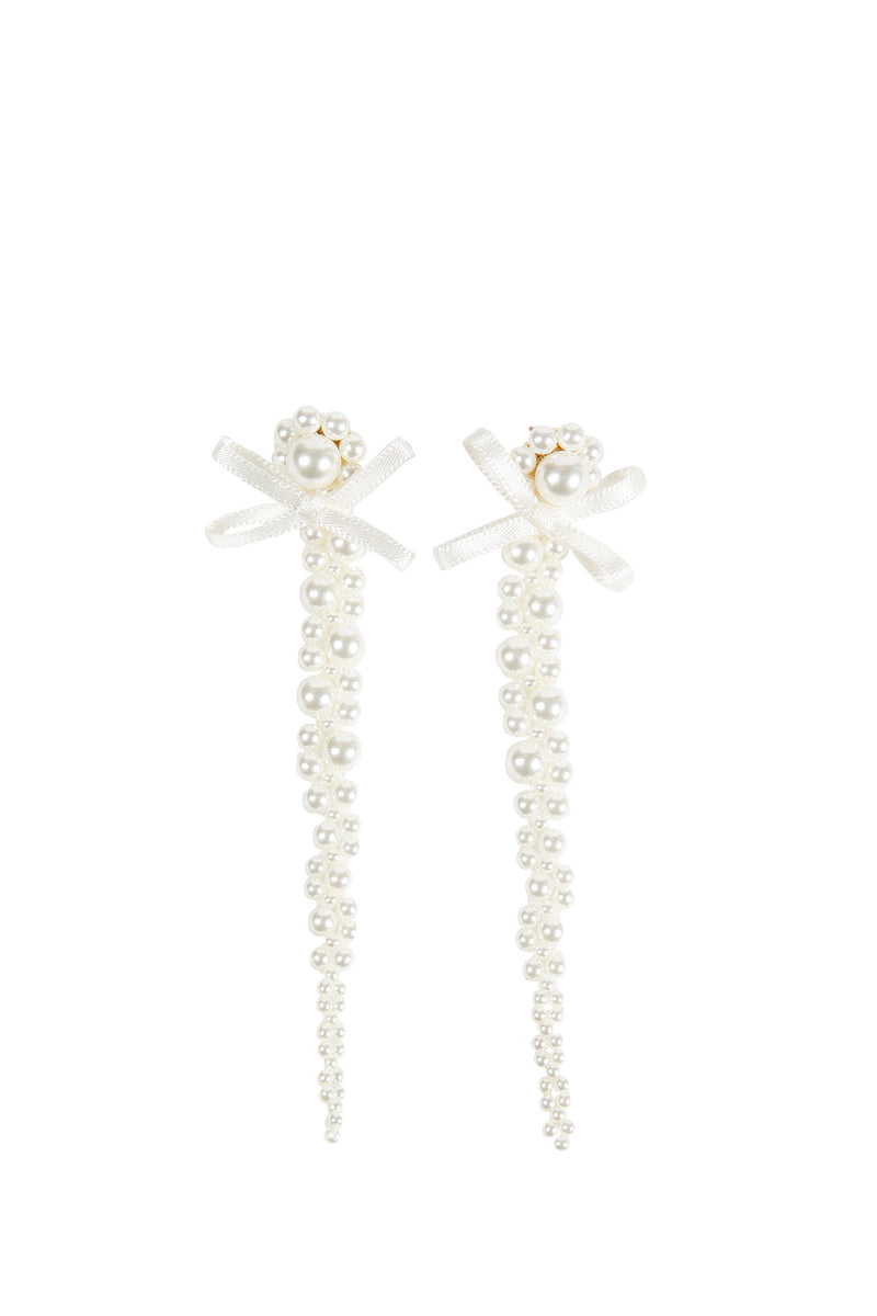 Petite Bow Detail Drip Earrings - Antonioli.eu
