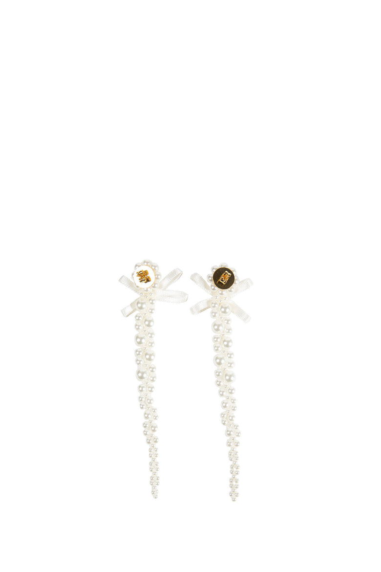 Petite Bow Detail Drip Earrings