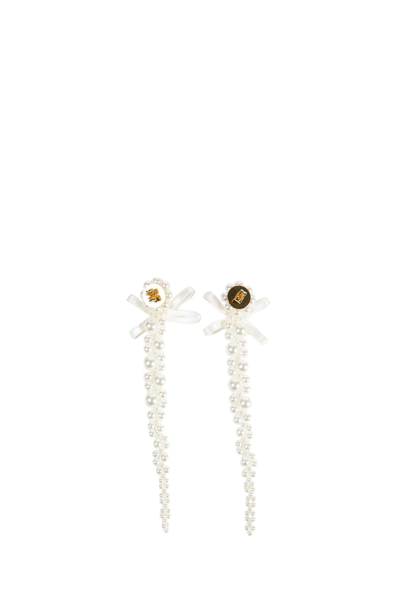 Petite Bow Detail Drip Earrings - Antonioli.eu