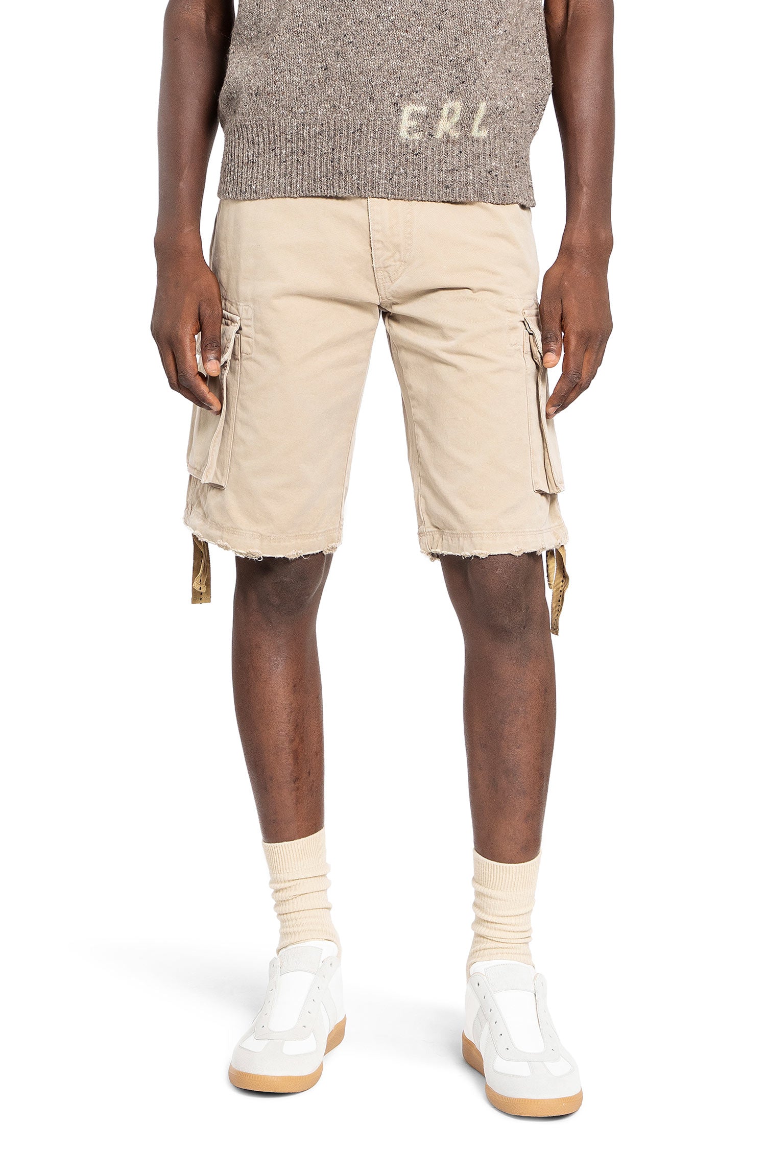 ERL MAN BEIGE SHORTS & SKIRTS