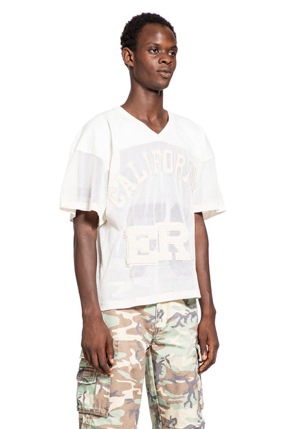 ERL MAN OFF-WHITE T-SHIRTS & TANK TOPS