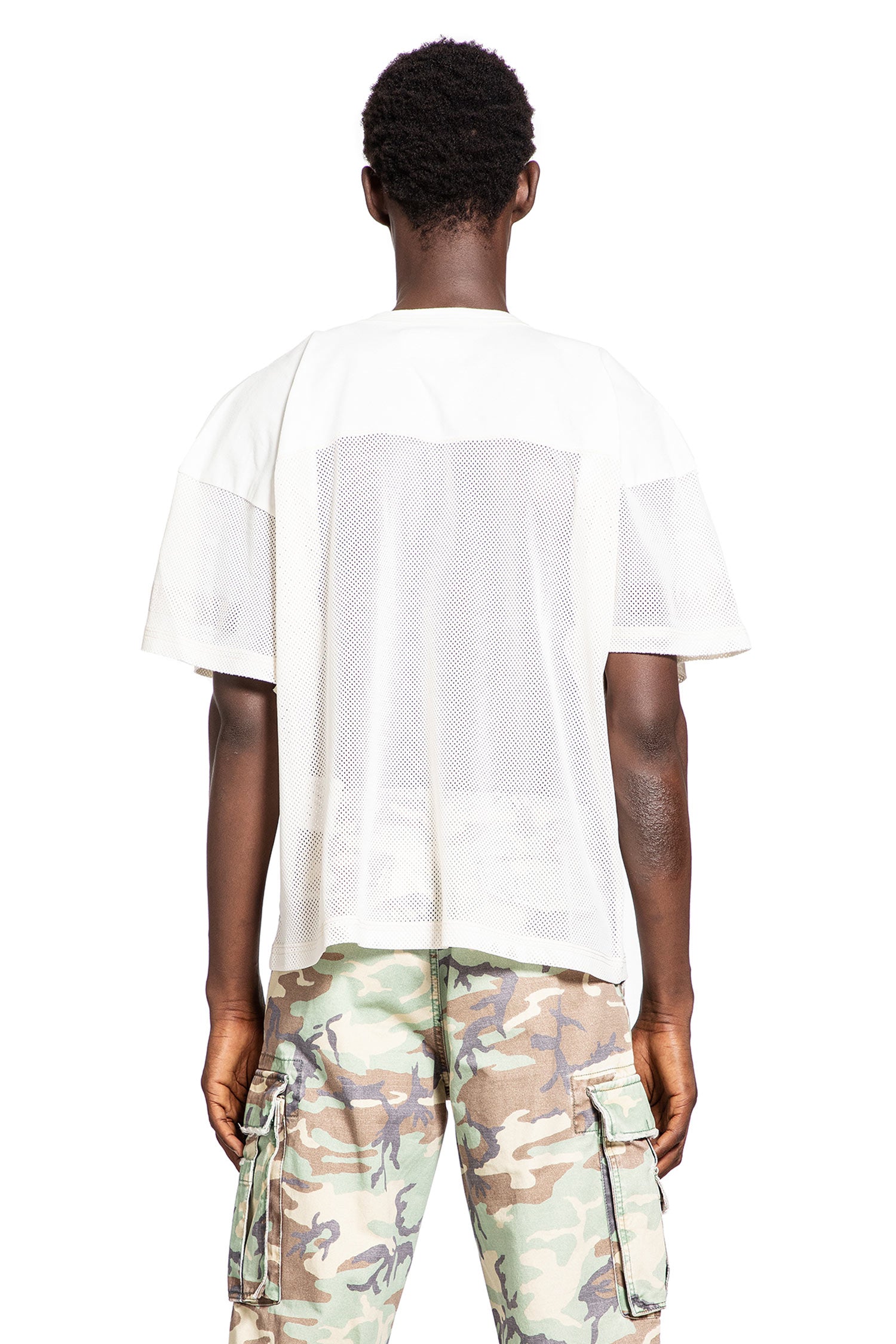 ERL MAN OFF-WHITE T-SHIRTS & TANK TOPS