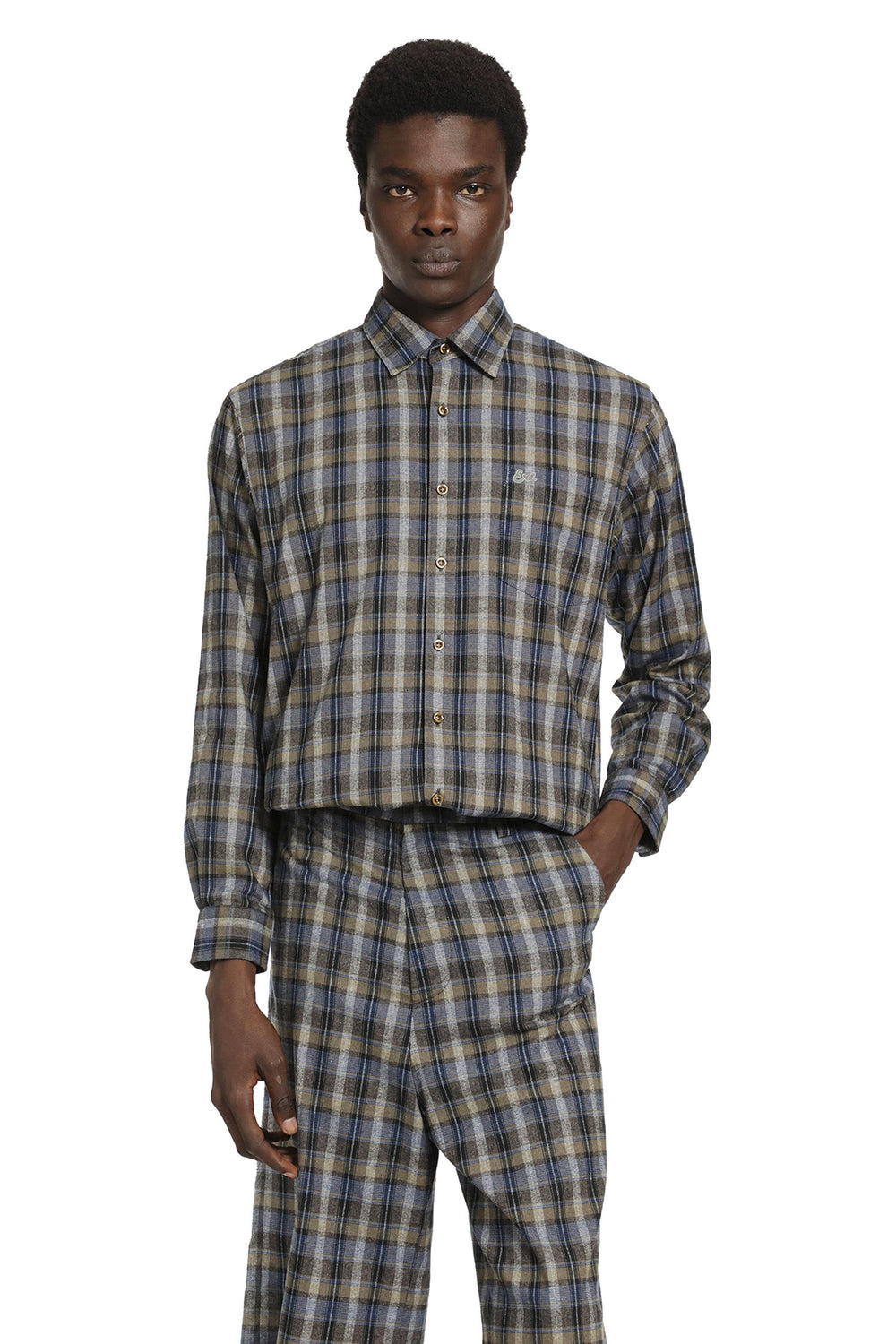ERL Checked Woven Shirt man