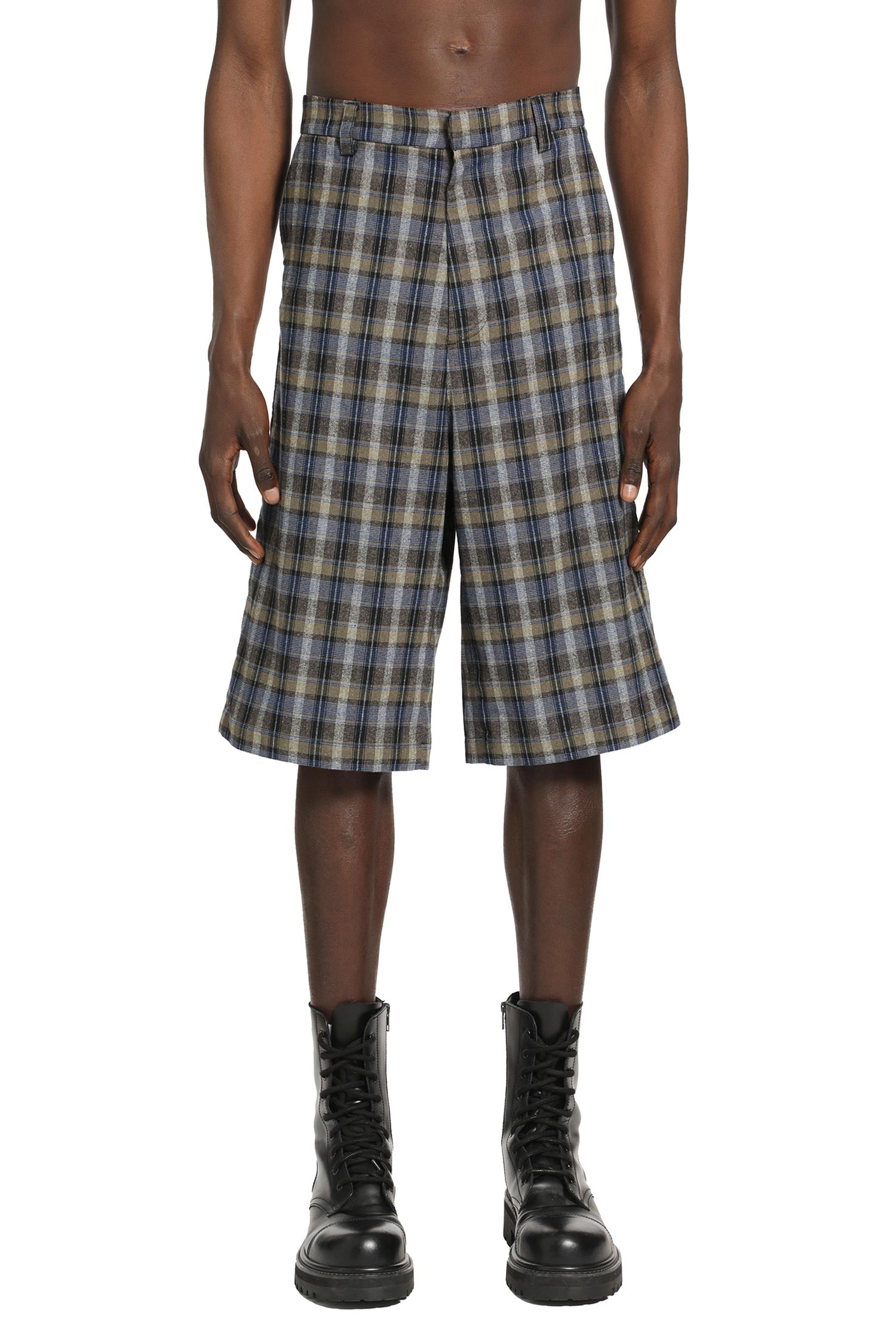 ERL Checked Woven Shorts man