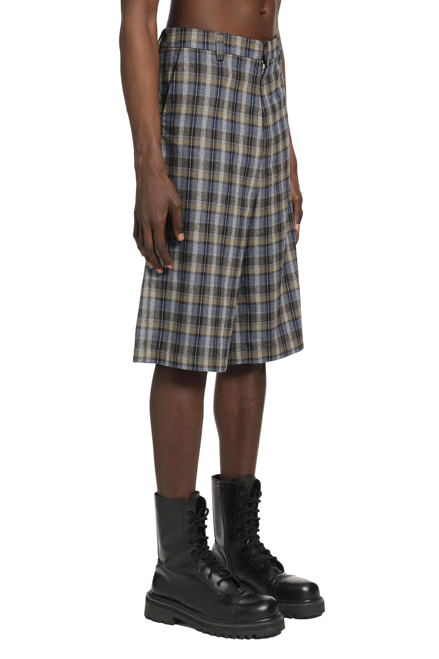 ERL Checked Woven Shorts man