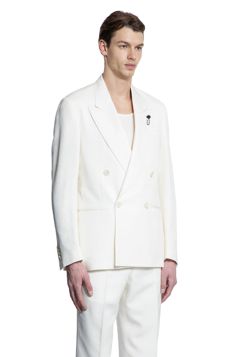 LARDINI MAN WHITE BLAZERS