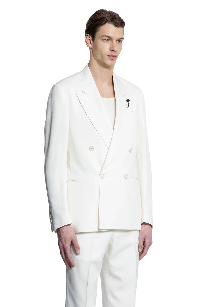 Viscose Twill Double-Breasted Blazer - Antonioli.eu