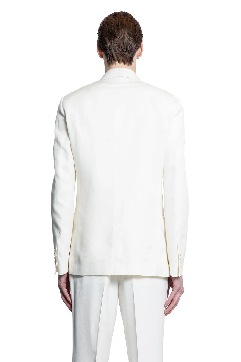 Viscose Twill Double-Breasted Blazer - Antonioli.eu