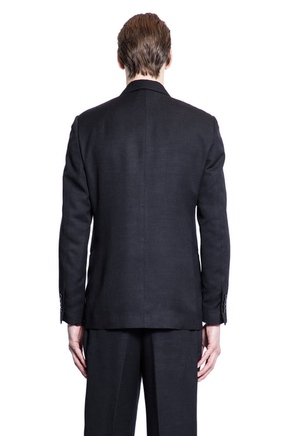 LARDINI MAN BLACK BLAZERS