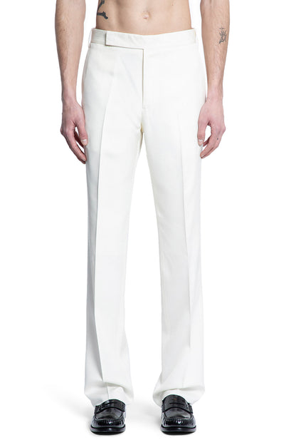 LARDINI MAN WHITE TROUSERS