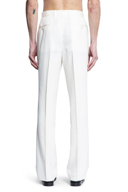 LARDINI MAN WHITE TROUSERS