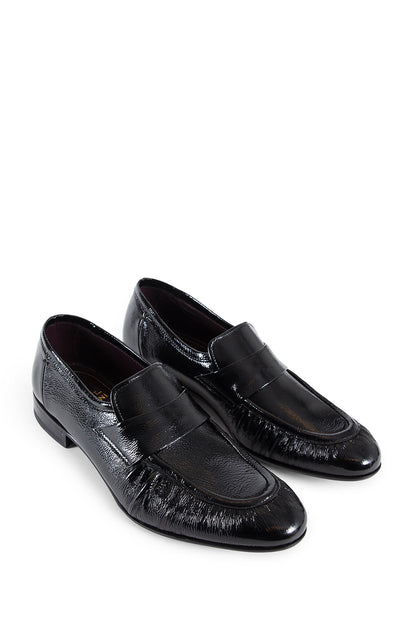 LARDINI MAN BLACK LOAFERS & FLATS