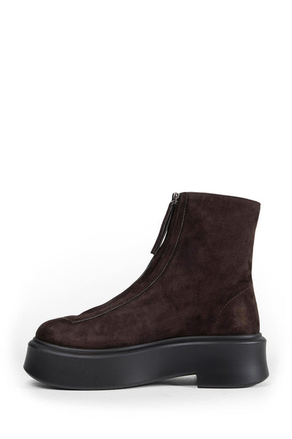 Zipped Boot in Suede