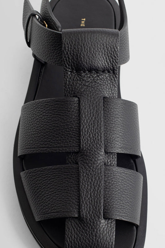 THE ROW WOMAN BLACK SANDALS & SLIDES