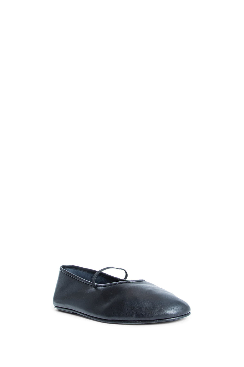 THE ROW WOMAN BLACK FLATS